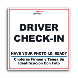 Driver Check-In (Photo ID)